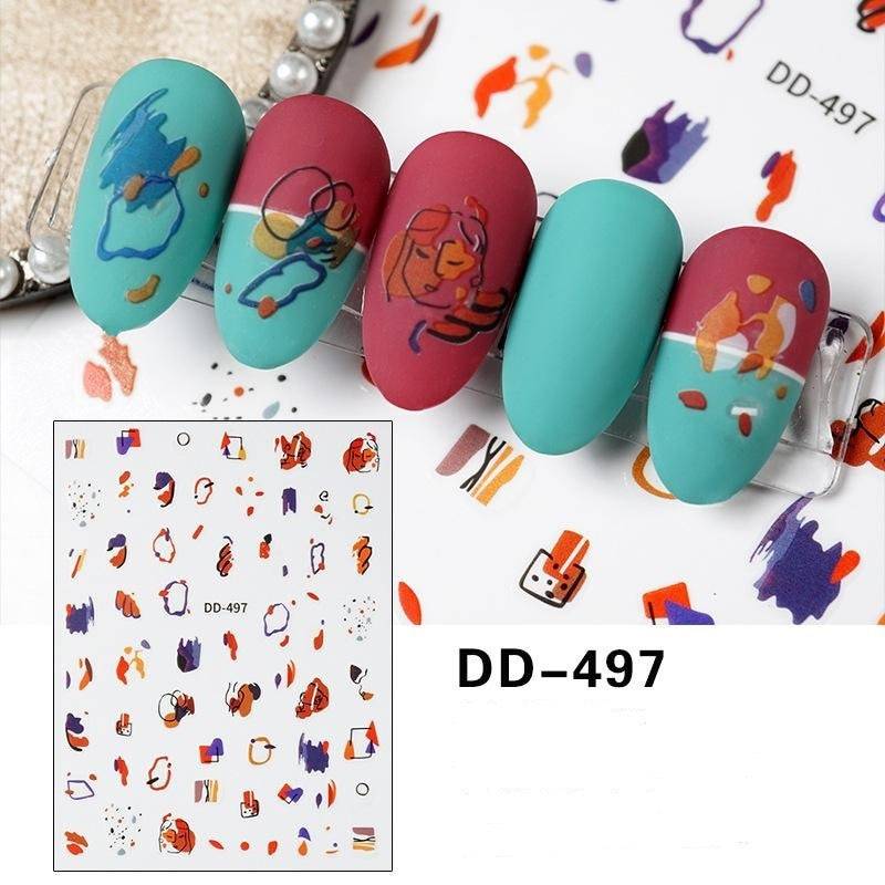 Nail Sticker Abstrakte Formen von COEMbeauty