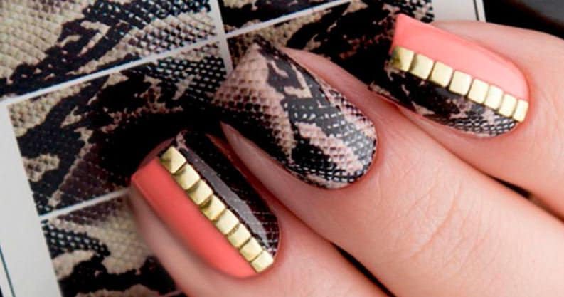 Nail Sticker Schlangenhaut/Leopardenmuster von COEMbeauty