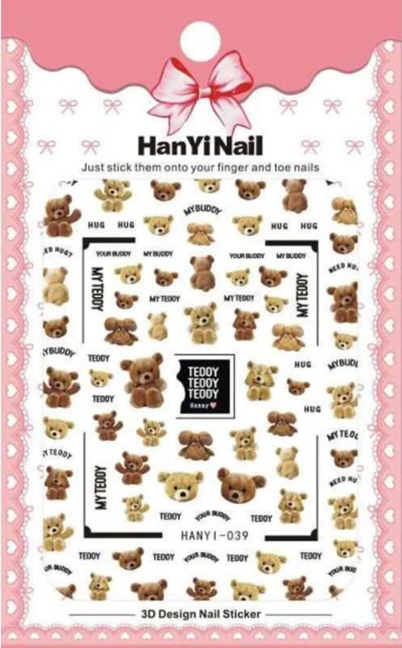 Nail Sticker Teddybär von COEMbeauty