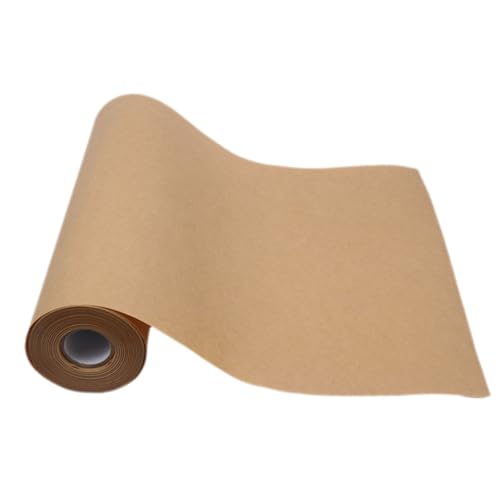 1 Rolle Geschenkpapier braunes Kraftpapier Versandpapier braunes Paketpapier Pinnwandpapier kreativpapier verpackungsmaterial Papierverpackung Geschenkverpackung reiner Holzstoff COHEALI von COHEALI