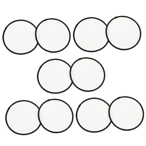 COHEALI 10st Sublimations-stoffaufkleber Leer Wärmeübertragungspflaster Dekorationsmaterialien Für Kleidung Hutflecken Sublimationspatches Blanko Für Hüte Kleidungsflicken Vlies von COHEALI