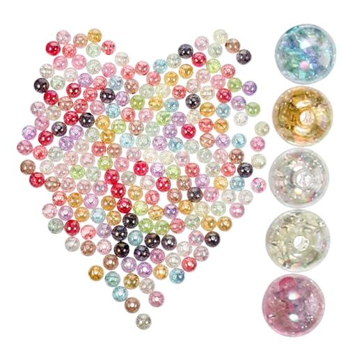 200St Acryl-Lampwork-Perlen Acrylperlen selber machen Perlen zur Schmuckherstellung Armband Perlen Masse Perlen zum Basteln armbandperlen beads Bastelperlen Perlen für Armband COHEALI von COHEALI