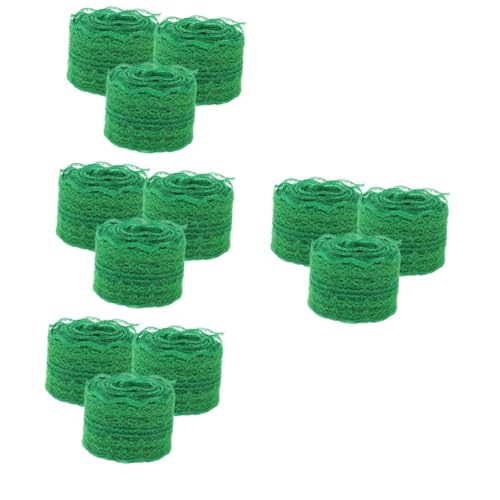 4 Sätze Nicht Dehnbare Spitze Spitzenband Aus Stoff Spitzenband Selber Machen Party-spitze Reizwäschhe Spitzenbesatz Kleidung Spitzendekor Polyester Green 3 Rollen * 4 COHEALI von COHEALI