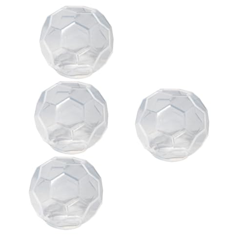 4 Stück Silikonform bastelmaterial bastel materialien silikongießform giesform Antihaft-DIY-Form Form zum Basteln DIY-Epoxid-Silikon-Gießform Hexagon Ball DIY Form Kieselgel Weiß COHEALI von COHEALI