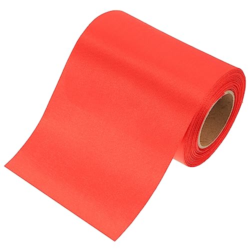 COHEALI 1 Rolle Hochzeitsdekorationsband Geschenkband dekoratives Wickelband Buntes Band Geschenkverpackungsband seidenband ribbon kreatives Hochzeitsband rotes hochzeitsband Polyester von COHEALI