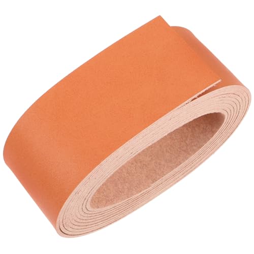 COHEALI 1 Rolle Lederstreifen Lederwaren Diy-material Lederhandwerksriemen Handwerk Leder Lederriemen Diy-taschenmaterial Tasche Lederband Kunststreifen Aus Leder Selber Machen Light Brown von COHEALI