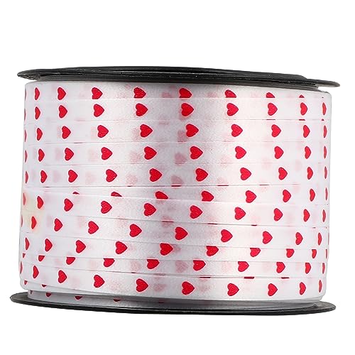 COHEALI 1 Rolle Liebesband Ornamente Geschenkband Verpackungsband Herzband Lockiges Band Valentinstag Dekorationsbänder Zum Verpacken Hochzeitsdekoration Kunststoff von COHEALI