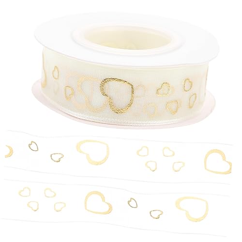 COHEALI 1 Rolle Verpackung Satin band Dekoration seidenband ribbon farbband geschenkeband verschleißfestes Geschenkband Glitzerband mit Spule Multifunktions-Paketband DIY liefert die Seide von COHEALI