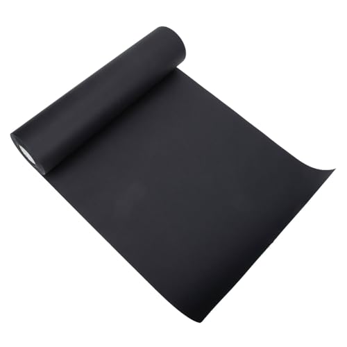 COHEALI 1 Rollenrolle Rolle aus Kraftpapier Blumengeschenke Strauß Staffelei Papier Kraftverpackung verpackungsmaterial paketpapier Geschenkpapier für Blumen Blumenverpackungspapier Black von COHEALI