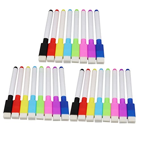 COHEALI 1 Satz 24 Stück magnetischer Markierungsstift löschbarer magnetischer Marker bunte Magnetmarker schreibutensilien tablettstift magnetische Markierungen magnetische Löschmarker von COHEALI