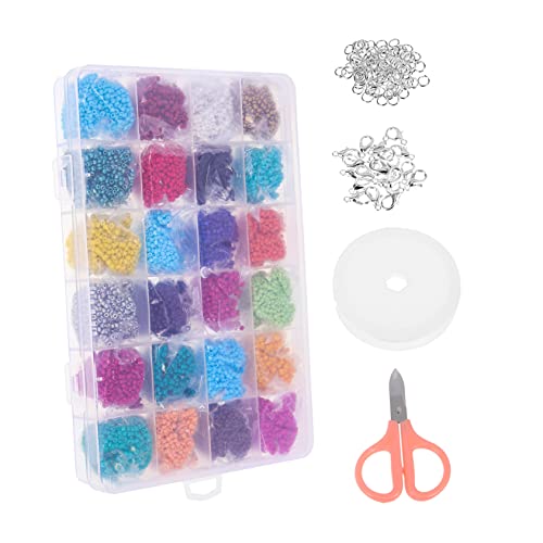 COHEALI 1 Satz Handbestickt brautkleid beads for bracelets Schmuckzubehör-Set Kristallarmband Perle für die Schmuckherstellung Perlen zum Basteln von Schmuck Mehrzweck-Abstandsperlen Glas von COHEALI