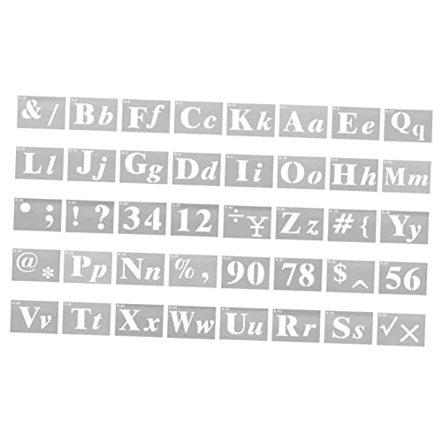 COHEALI 1 Satz Inkjet-vorlage Alphabet-schablone Druckschablonen Selber Machen Alphabetschablonen Zum Malen Buchstabenformen Vorlage Für Malschablonen Scrapbook-schablonen Das Haustier von COHEALI