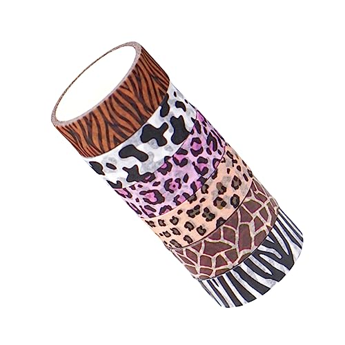 COHEALI 1 Satz Klebeband Tiere Aufkleber Sammelalbum Vintage Aufkleber Japanisches Washi Tape Tier Washi Papierband Verpackungsband DIY Bänder Verpackungsbänder 6 Rollen von COHEALI