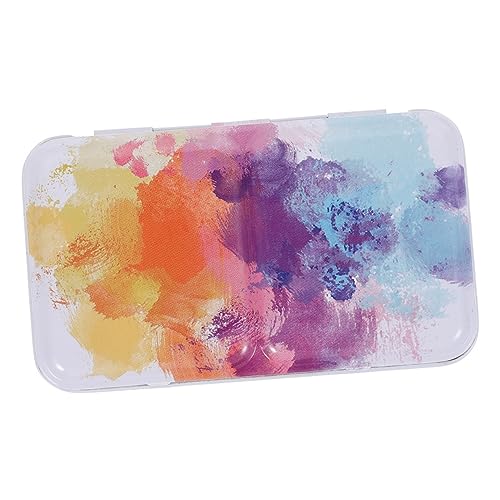 COHEALI 1 Satz Malkasten Sumi-malbecher Leerer Aquarellkasten Mischen Von Malschalen Aquarellkasten Für Künstlerstudenten Kleine Faltpalette Mischpalette Rostfreier Stahl Colorful von COHEALI