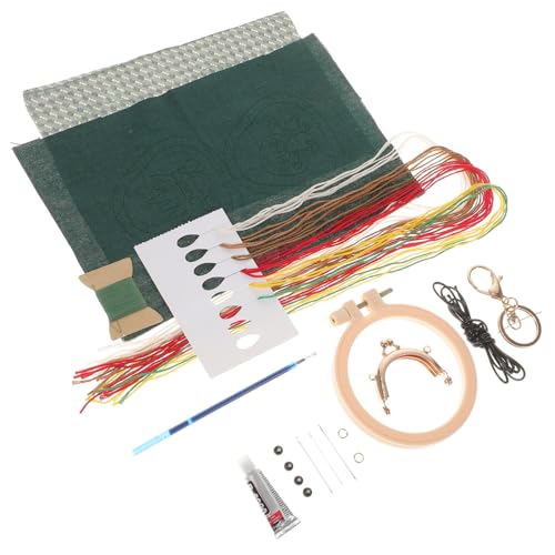 COHEALI 1 Satz Stickerei-Starter-Kit embroidery set sewing accessories fleeceanzug Stickset für Anfänger handgemachtes Stickwerkzeug Stickwerkzeug-Set von COHEALI