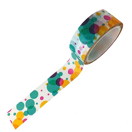 COHEALI 1 Satz Washi-tape Schreibwaren Party Decoration Dekoration Party Dekorative Papierklebebänder Tagebuch Klebeband Farbiges Abdeckband Farbband Fotoalbumband Scrapbook-klebeband 8st von COHEALI