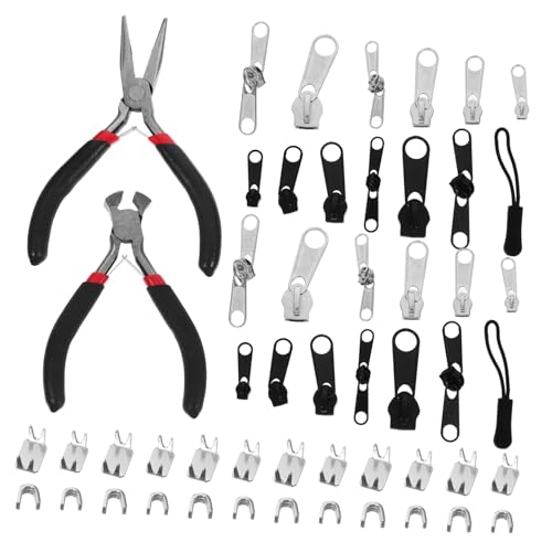 COHEALI 1 Set Nylon Reißverschluss Puller Reißverschluss Ersatz Mantel Reißverschluss Puller Reißverschluss Ersatz Für Gepäck Kleidung Reparatur Reißverschlüsse Praktische von COHEALI