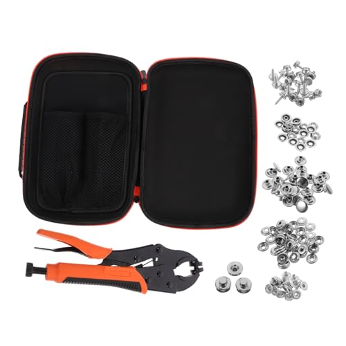 COHEALI 1 Set Werkzeugset Druckknopfzange Druckknopf Kit Zacken Druckknöpfe Reparaturset Verstellbares Druckknopf Setter Werkzeug Verschlusszange Druckknopf Kit Spannschlösser von COHEALI