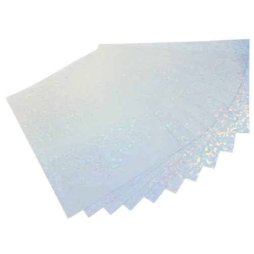 COHEALI 10 Blatt Blatt Pvc-aufkleber Bedrucken Klebepapier Glänzende Bedruckbare Papiere Aufkleber Aus Papier Aufkleberdruckerpapier Konstruktionspapiere Mattes Aufkleberpapier Für Drucker von COHEALI