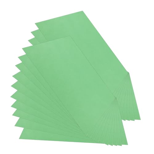 COHEALI 100 Blatt Farbdruckpapier Buntes Papier Doppelseitiges Origami Papier Malpapier Origami Papier Bulk DIY Falten Bastelpapier Zartes Bastelpapier DIY Origami Papier Grün von COHEALI