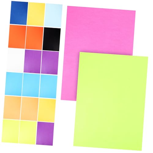 COHEALI 100 Blatt Farbdruckpapier Papierschneiden rund gestanztes Papier A4 Druckpapier Ausschnitte aus Papier kreativpapier faltpapier dickes Druckpapier Kartonpapier weiß zum Bedrucken von COHEALI