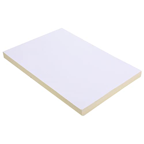 COHEALI 100 Blatt selbstklebendes Druckpapier Etikettenaufkleber mattes Aufkleberpapier A4-Aufkleberetiketten klebesticker stickers aufkleber labels Druckpapiere leeres Fotopapier Weiß von COHEALI