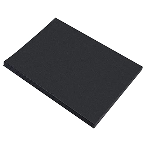 COHEALI 100 Stk DIY-Zubehörset kraftpapier craft paper plotterpapier Schwarzes Kartonpapier Dekorationspapier schwarzer Karton Zeichenpapier A4 schwarzes Papier DIY a4 papier Black von COHEALI