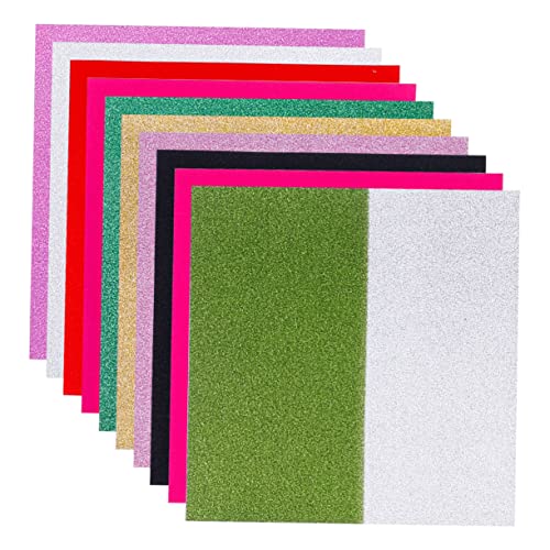 COHEALI 100 Stück 1 Satz Herstellungsmaterial Buntes Farbiges Kartonpapier Perlmuttfarbenes Kartonpapier Einseitiges Faltpapier von COHEALI