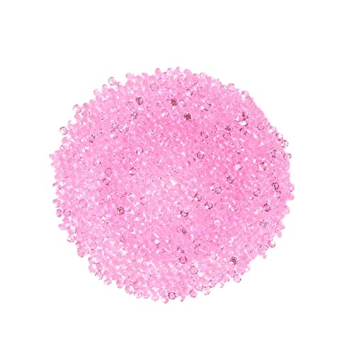 COHEALI 10000 Stück Diamanten füllen hochzeitsdeko hochzeits dekoration gems Streuung auf dem Hochzeitstisch klare Strasssteine einmachgläser Hochzeit Streudiamanten Acryl Strass Rosa von COHEALI