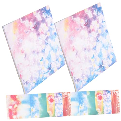 COHEALI 100St DIY-Bastelpapier buntpapier manifold origami kraftpapier Origami Kunst craft paper quadratisches Origami faltbare Kunstdruckpapierkarten Origami-Papier Papiermaterial von COHEALI