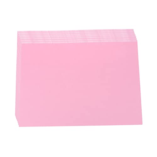 COHEALI 100St bedruckbares Papier farbiges Druckerpapier farbiger Karton Handarbeit Schreibpapiere manuelles Schneiden von Bastelpapier A4 Kopierpapier faltbares papier selber machen Rosa von COHEALI