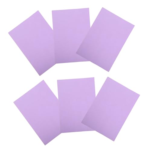 COHEALI 100st Kopierpapier Kartonpapier Leeres Blatt Bedrucken Von Papiermaterialien Diy-papiere Dickes Druckerpapier Diy-material Kartenvorrat Origami-papiermasse Zellstoffpapier Lavender von COHEALI