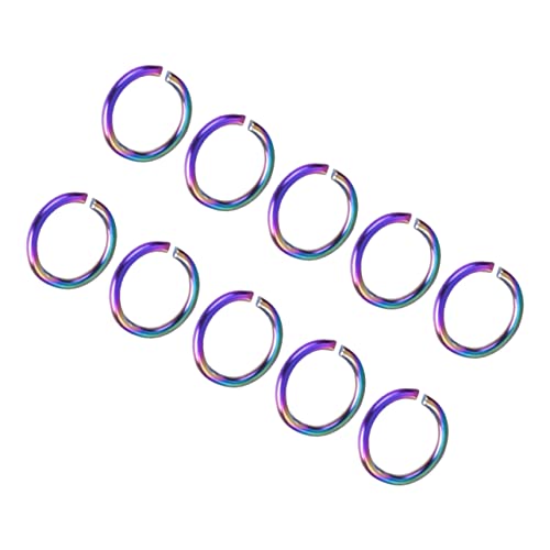 COHEALI 100st Offener Ring o Sprungring Selber Machen Kleiner Biegering Verbindungsringe Für Schmuck Biegering Für Diy Kreative O-ringe Armband Biegering O Ringe Colorful Rostfreier Stahl von COHEALI