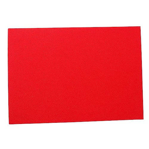 COHEALI 10st Papierkarten Selber Machen Scrapbooking-zubehör Glitzerndes Geschenkpapier Schimmernder Karton Glitzerkarton Funkelndes Glitzerpapier Glitzerpapier-karton Kartenvorrat Rot von COHEALI