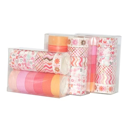 COHEALI 12 Rollen Buchalbum Klebeband DIY Washi Tape Abdeckband dekoratives Washi-Tape Scrapbook-Klebeband dekorativ rotes klebeband tape rot aufkleber tagebuch klebeband Fotoalbumband von COHEALI