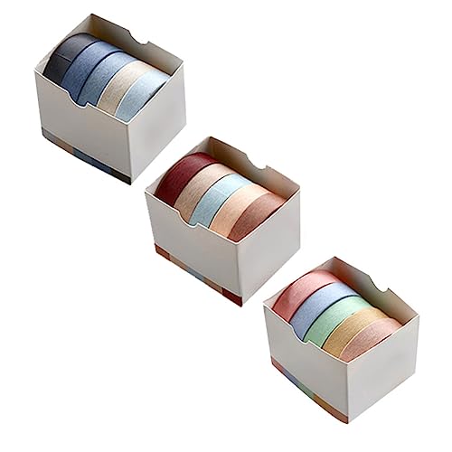 COHEALI 15 Rollen Washi Tape Zum Verpacken Von Geschenken Scrapbooking Washi Tape Washi-klebeband Dekoratives Abdeckband Washi Tapes Für Journal Washi Tapes Für Papierhandwerksprojekte von COHEALI