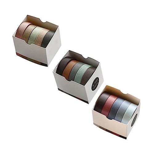 COHEALI 15 Rollen papierklebeband selber machen Regenbogen-Washi-Tape DIY Washi Tape Washi-Tape-Ästhetik Washi-Klebeband buch dekoration the washi tape Fotoalbumband Deko-Washi-Tape von COHEALI