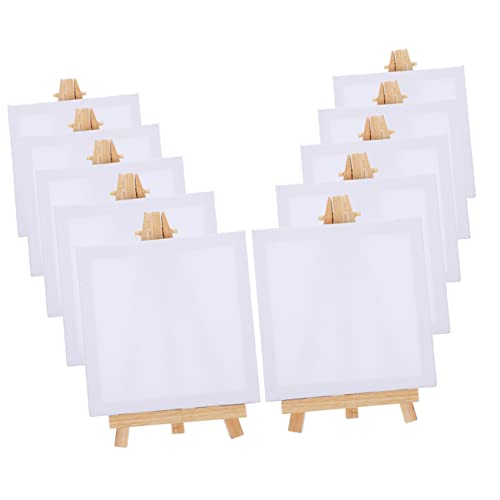 COHEALI 15 Sätze Mini-Rahmen Ölgemälderahmen kleine Leinwandtafel canvas frame painting bilder set zeichnen zubehör kleine Staffeleien zum Ausstellen Staffeleiständer zum Malen Holz von COHEALI