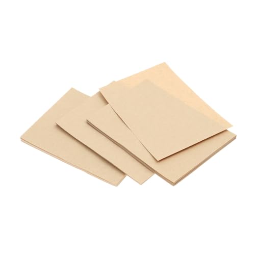 COHEALI 150 Blatt Leeres Kraftpapier Briefpapier Leere Briefpapiere Altes Papier Notizen Vintage Briefpapier Scrapbook Papier Briefpapier Für Studenten Antikes Pergamentpapier von COHEALI