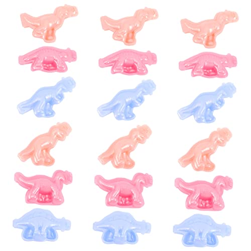 COHEALI 18 Stk Dinosaurier 3D-Eindruck Schildkrötenfiguren Formenbausätze DIY Knete Modellierwerkzeug Creations Tools Dinosaurier-Teigset Dinosaurier-Kunststoffformen-Sets Plastik von COHEALI