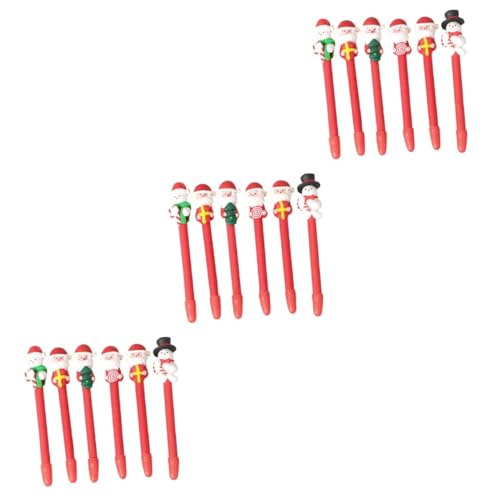 COHEALI 18 Stk schöner Cartoon-Stift Weihnachtskugelschreiber weihnachtsgeschenke für die schule schreibtisch dekoration business Schulbedarf Kugelschreiber zum Thema Weihnachten von COHEALI