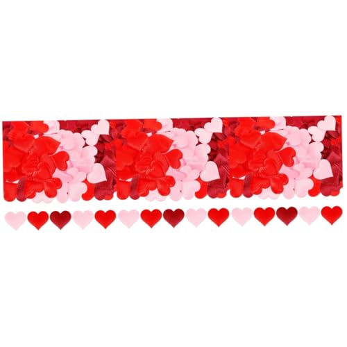 COHEALI 1800 Stück Schwammherzknoten Confetti konfetti bunt Love Heart giftbox valentistag Dolce Heimdekoration schmücken Tischkonfetti für die Verlobungsfeier Konfetti für Partydekoration von COHEALI