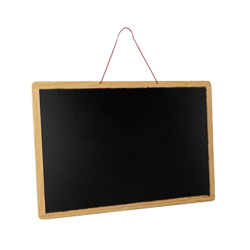 COHEALI 1Stk Tafel Desktop-Whiteboard hängendes Whiteboard Mini-Whiteboards Staffelei Whiteboard ? Tarafl? Tahta write board hangboard Türbehänge Message-Board-Ornamente hölzern Black von COHEALI