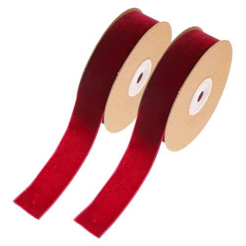 COHEALI 2 Rollen Haarnadelherstellungsmaterial Nahtbindeband DIY Bastelband DIY Kopfschmuck Bänder Stoffband Haarklemmenband DIY Band Verpackungsband Bänder Für Nylon von COHEALI