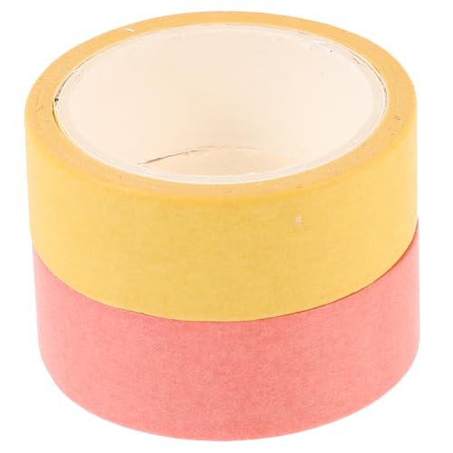 COHEALI 2 Rollen Scrapbooking Zubehör Washi Tape Ästhetisches Washi Papier Aufkleber Klebeband Journaling Zubehör Magnetband Dünnes Washi Tape Scrapbook Klebeband DIY Klebeband von COHEALI