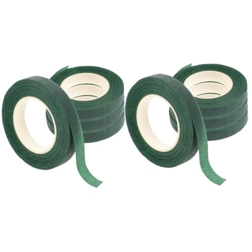 COHEALI 2 Sätze Blumenband Blumenpflanze Frischer Blumenstrauß Geschenkband Blumenkleber Blumenstiel-wickelband Künstlicher Hochzeitsstrauß Künstliches Grün Papier Green 4 Stück * 2 von COHEALI