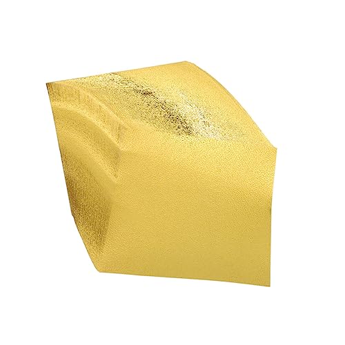 COHEALI 2 Sätze Einseitiges Perlmutt-origami Papierschere Pauspapier Glitzerndes Dekorationspapier Kraftpapier Kunst Papierhandwerk Falten Perlmuttbeschichtetes Papier Golden 100 Blatt*2 von COHEALI