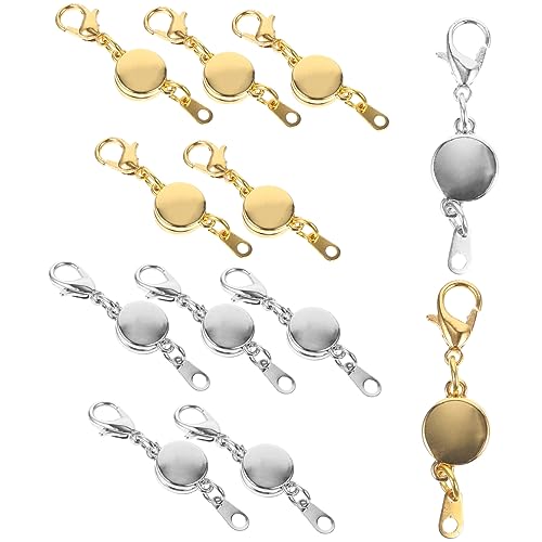 COHEALI 2 Sätze Schmuck Schnalle Hummer Schnalle Schmuck DIY Zubehör Schmuck Verschlüsse Stecker Verriegelung Magnetische Verschlüsse Schmuck Stecker Magnetische Verschlüsse 12 Stück * 2 von COHEALI