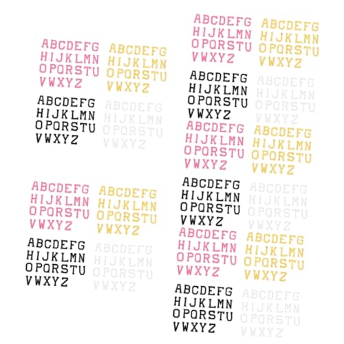 COHEALI 20 Sätze Buchstaben-Patch buchstaben aufnäher buchstaben patches Textilzubehör Alphabet-Nähapplikationen Nähpatch Kleidungsreparaturzubehör DIY-Alphabet-Patch Polyesterfaden von COHEALI