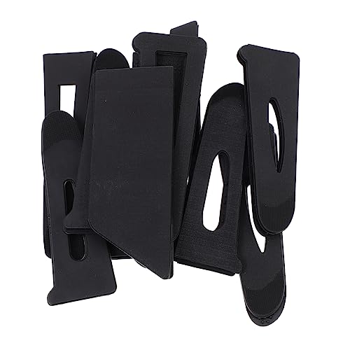 COHEALI 22st Ärmelschlaufe Verstellbares Klettband Kabelbinder Befestigen Schwarzes Gafftape Hakenbindung Kleiderverschluss Ärmellaschen Von Kleidungsstücken Kleidungsband Pvc Black von COHEALI